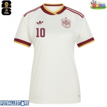 Spania Dani Olmo #10 Bortedrakt Dame VM 2026 Kortermet